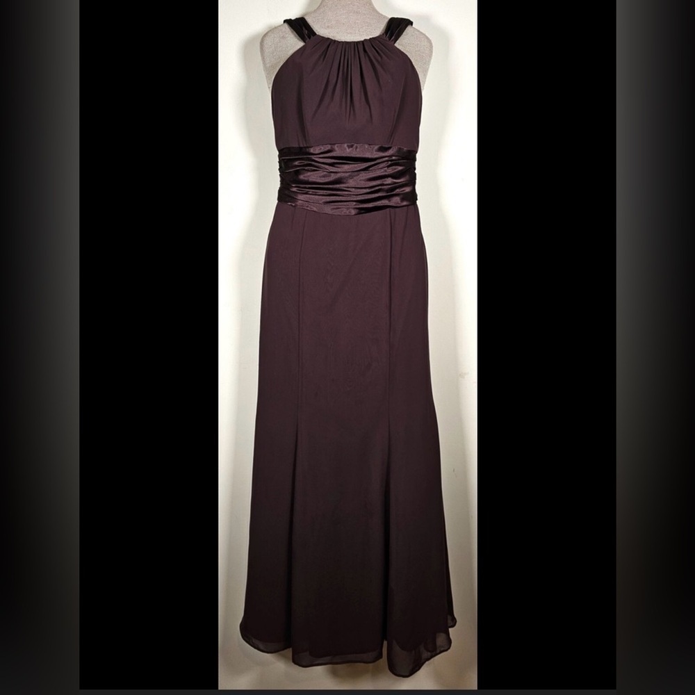 David's Bridal NWT Women Size 6 Sleeveless Brown New Prom Wedding